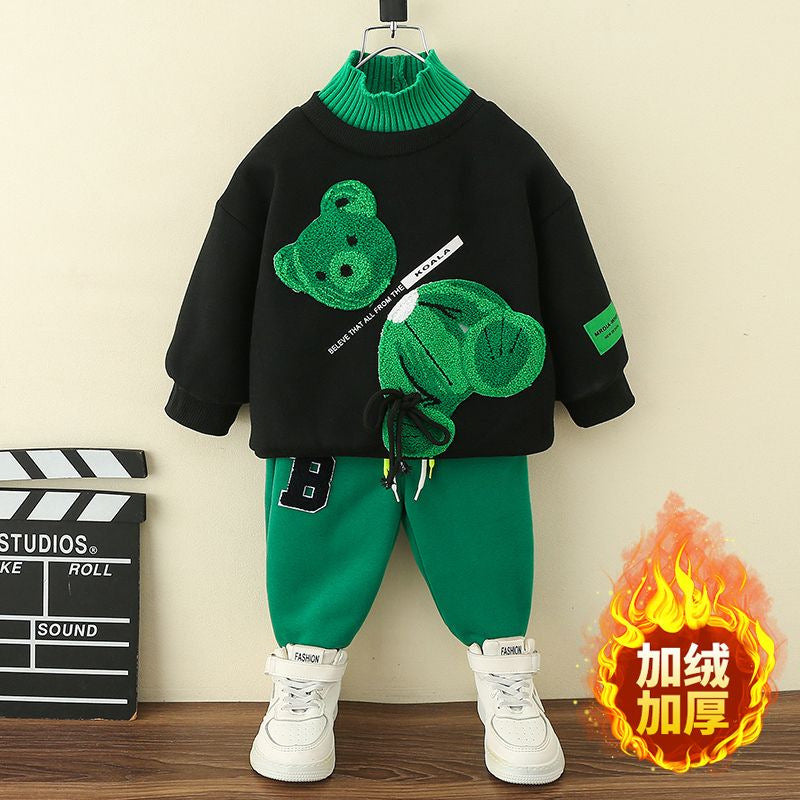 Two-piece Cartoon Hoodie For Boys And Girls