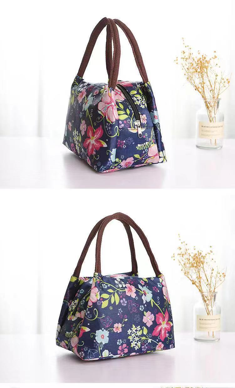 Printed Portable Student Small Cloth Bag Makeup Storage Bag Hand Carrying