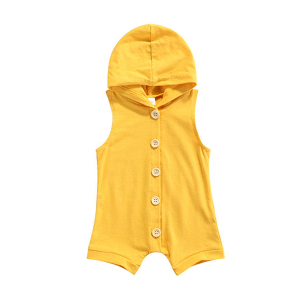 Children's Hoodie Cardigan Rompers Jumpsuit