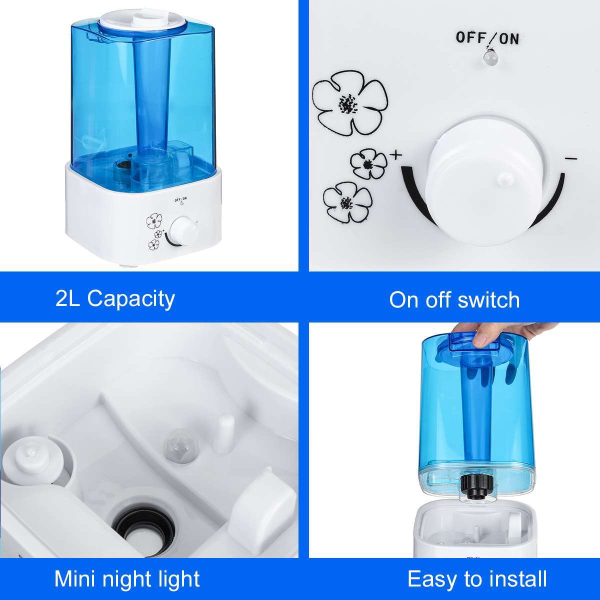 Air-Conditioning Air Mute Ultrasonic Purifying Atomizer