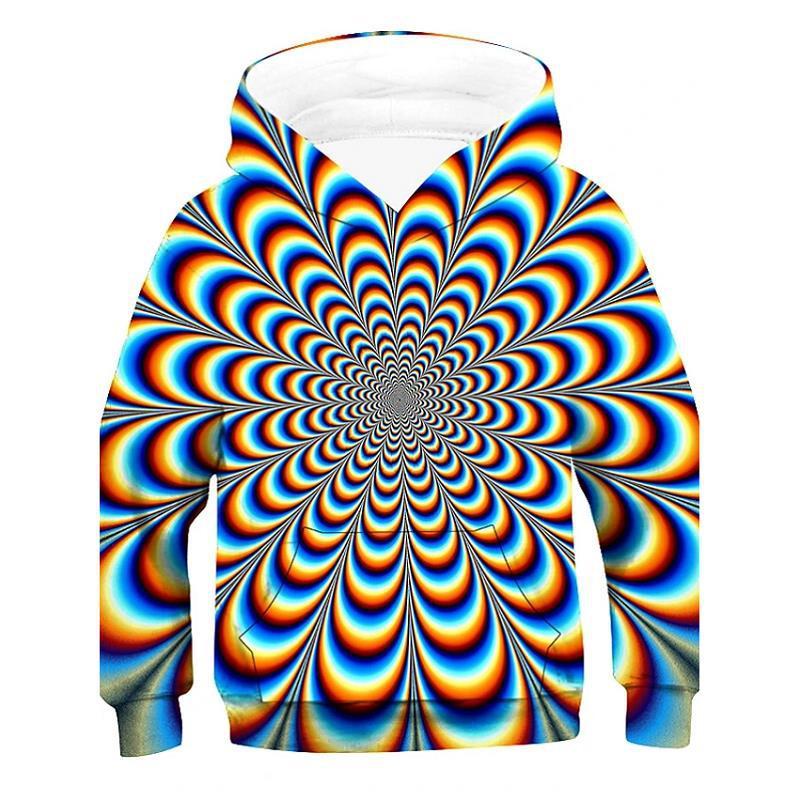 3d Vision Digital Printing Children's Hoodie