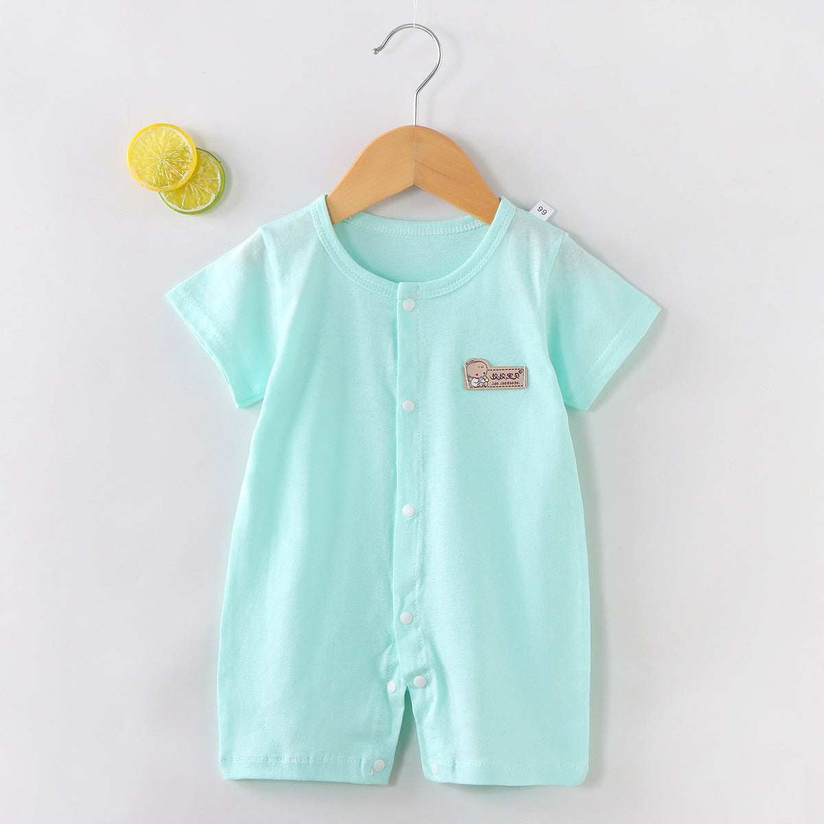 Baby Jumpsuit Short Sleeved Summer Newborn Hoodie