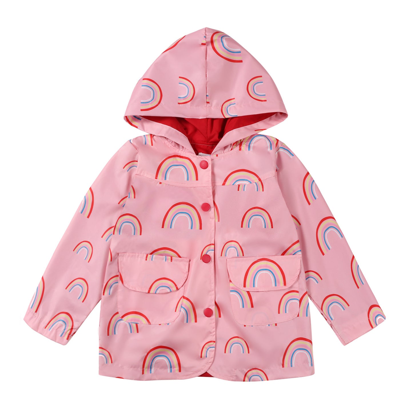 Children's Hoodie Printed Outdoor Jacket Coat