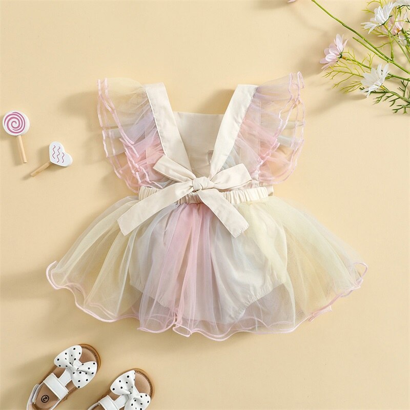 Little Fairy Bow Triangle Hoodie Dress