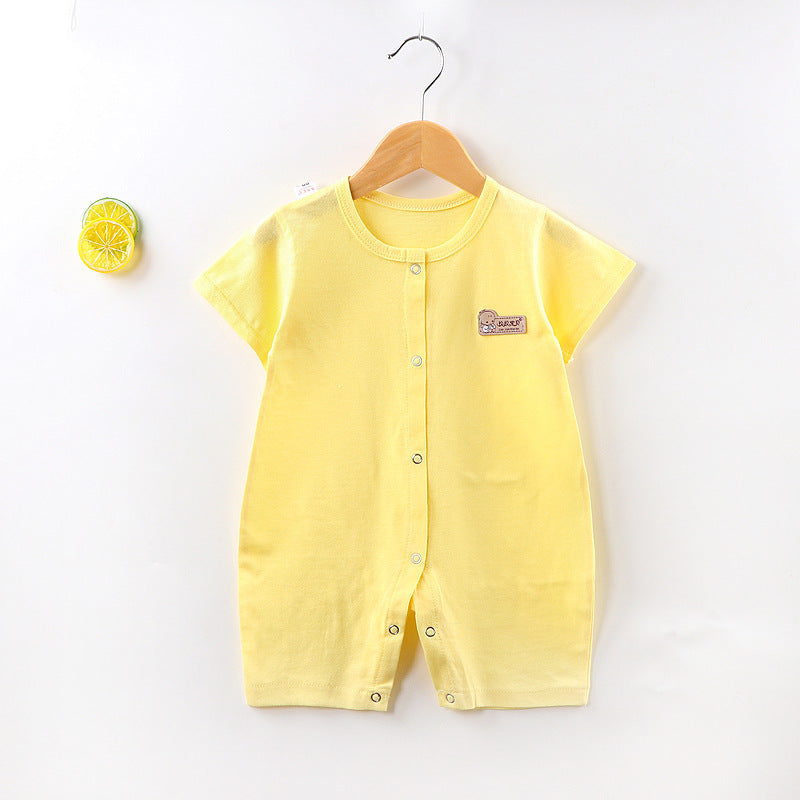 Baby Jumpsuit Short Sleeved Summer Newborn Hoodie