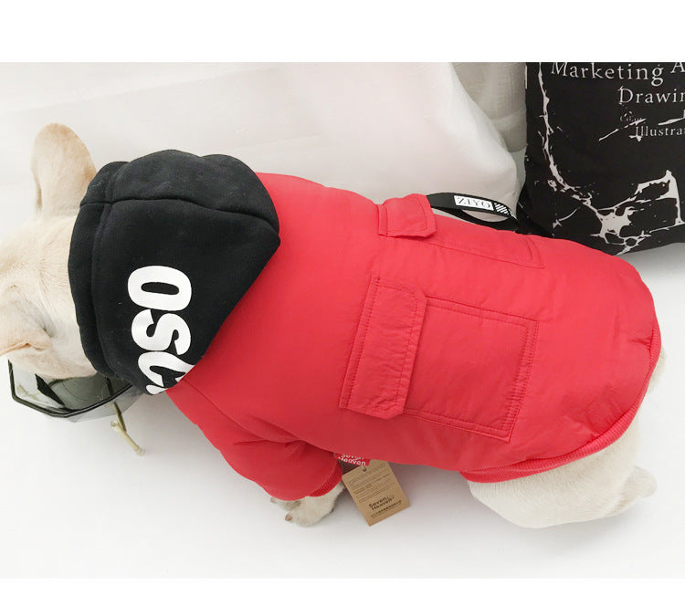 Thicken Cat Small Dog Two-legged Clothes Pet Clothes Cute Clothes