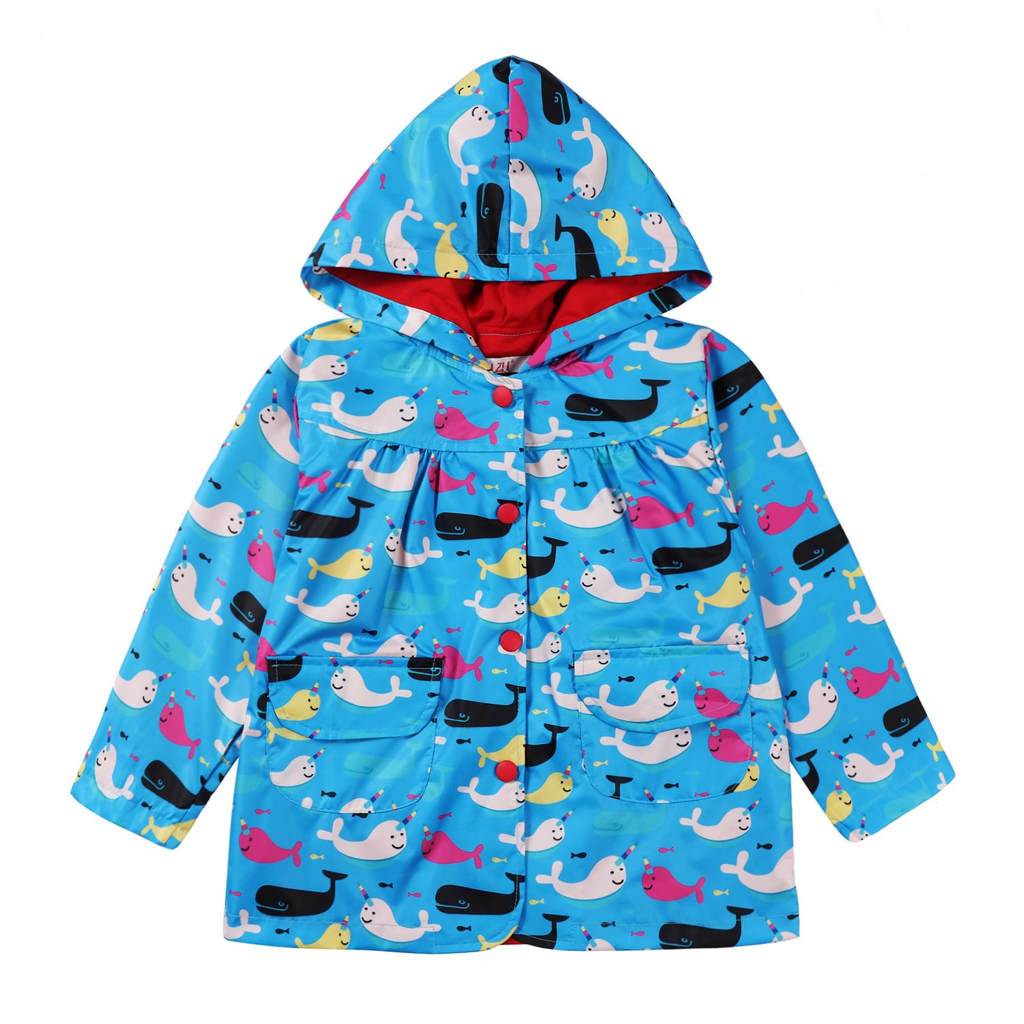 Children's Hoodie Printed Outdoor Jacket Coat