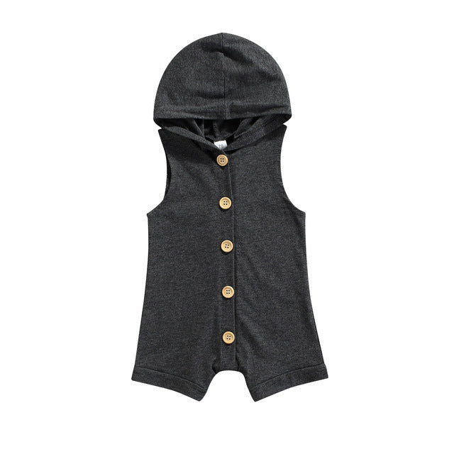 Children's Hoodie Cardigan Rompers Jumpsuit