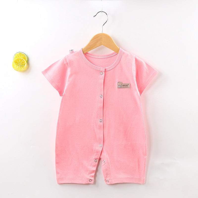 Baby Jumpsuit Short Sleeved Summer Newborn Hoodie