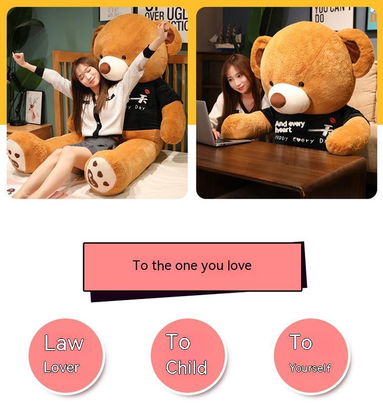 New Hoodie Teddy Bear Plush Toy Doll Cute Cartoon Dressed Bears