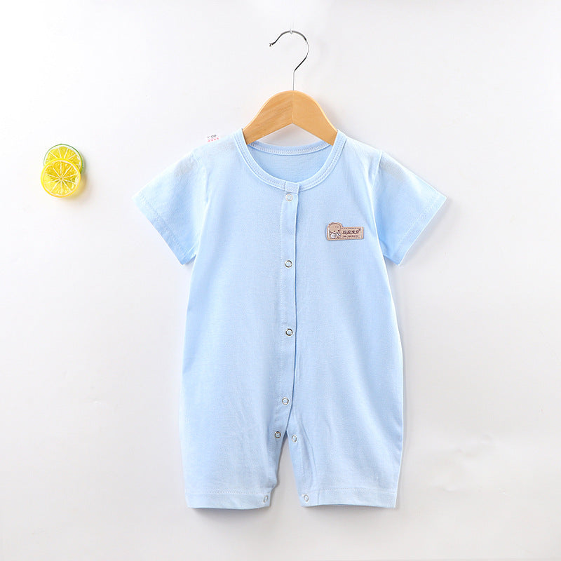 Baby Jumpsuit Short Sleeved Summer Newborn Hoodie