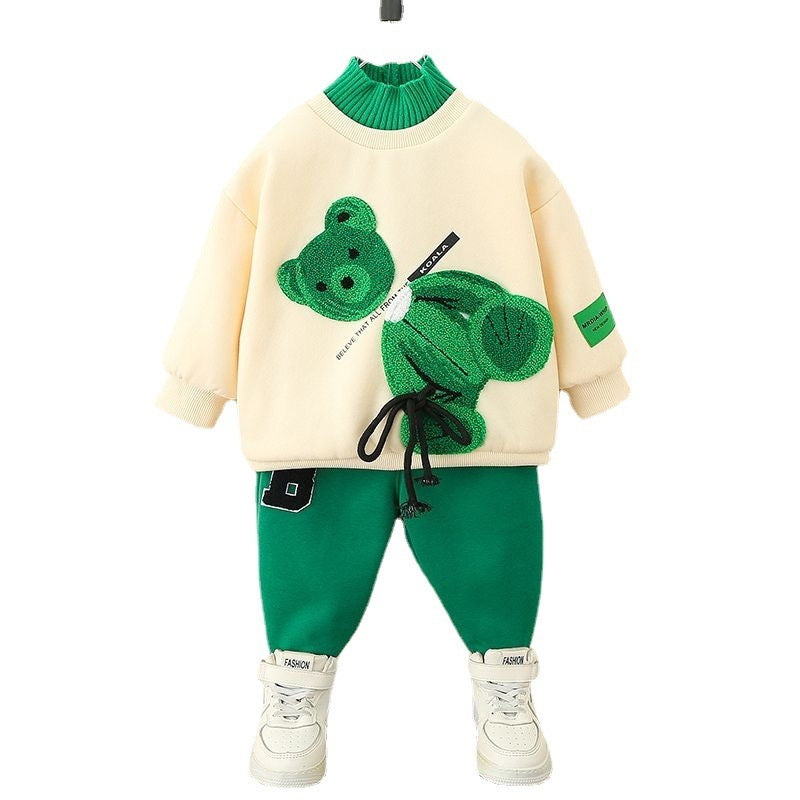 Two-piece Cartoon Hoodie For Boys And Girls