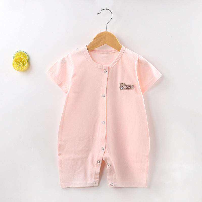 Baby Jumpsuit Short Sleeved Summer Newborn Hoodie