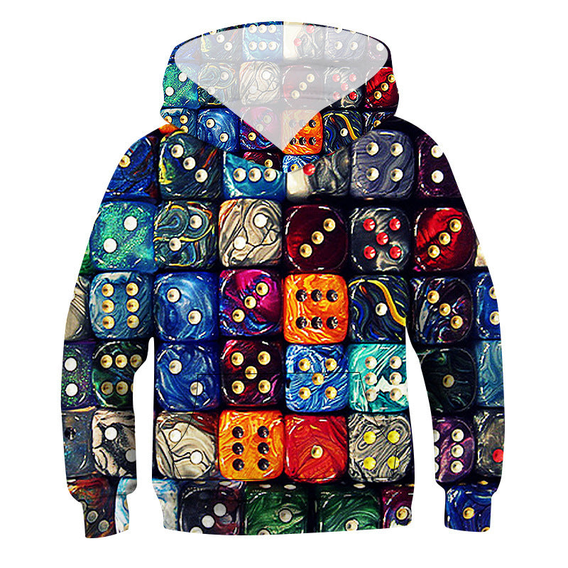 3d Vision Digital Printing Children's Hoodie