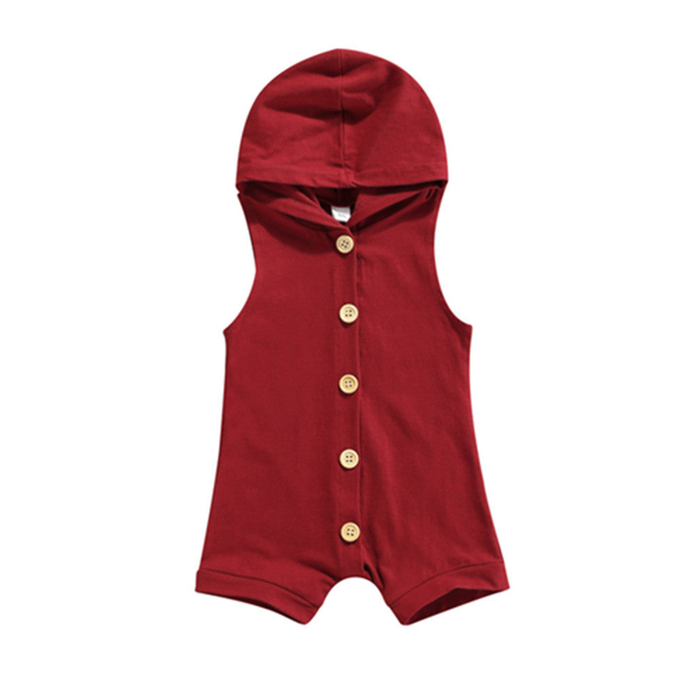 Children's Hoodie Cardigan Rompers Jumpsuit