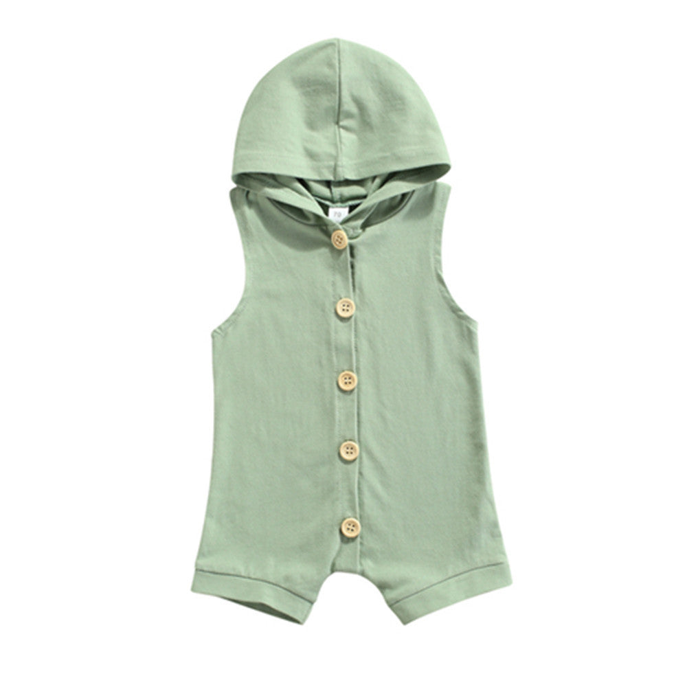 Children's Hoodie Cardigan Rompers Jumpsuit