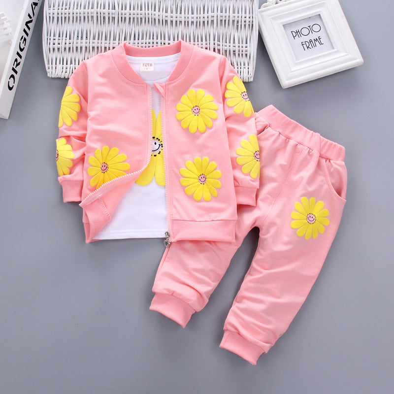 Children's Hoodie Casual Pants Suit