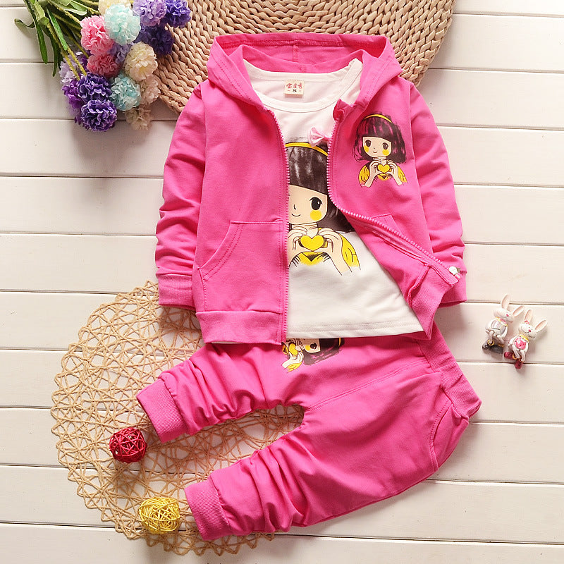 Children's Hoodie Casual Pants Suit