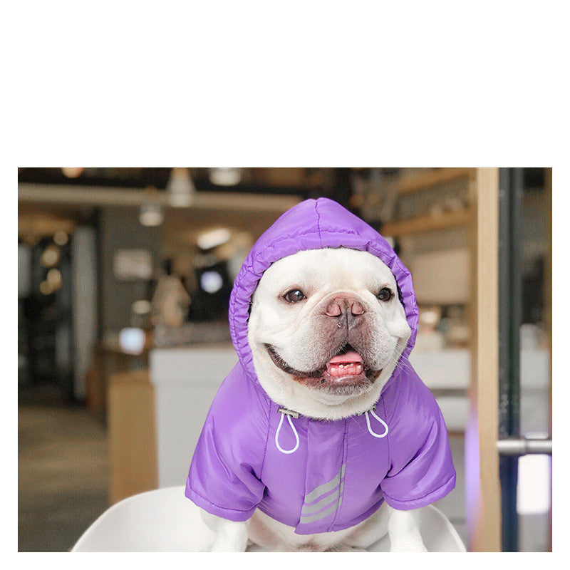 Pet Winter Clothes Method Fight Winter Cotton Clothes Dog Warm Clothes