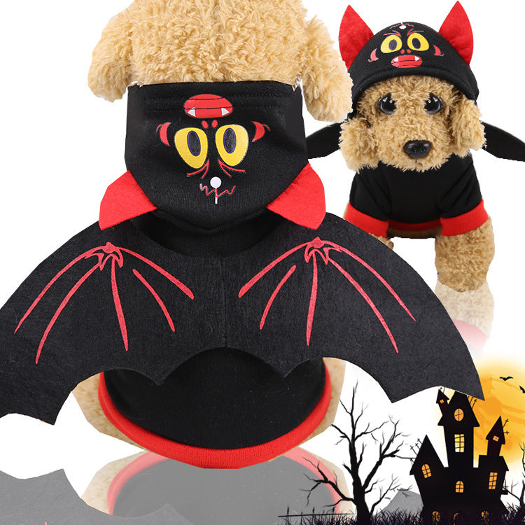 Funny Black Cat Spider Pumpkin Dog Clothes Cat Clothes Pet Clothes