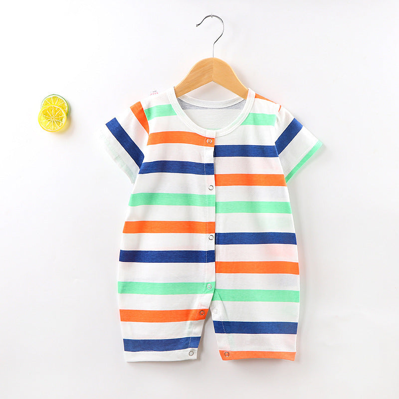 Baby Jumpsuit Short Sleeved Summer Newborn Hoodie