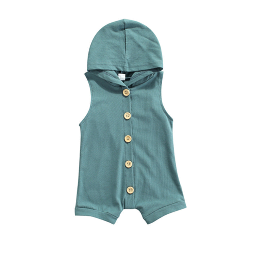 Children's Hoodie Cardigan Rompers Jumpsuit